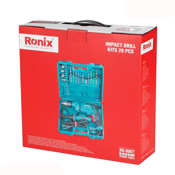 کیت دریل چکشی رونیکس مدل RS-0007