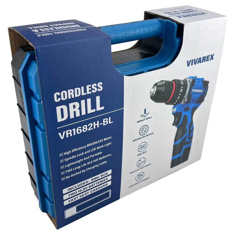 دریل پیچ گوشتی شارژی ویوارکس مدل VR1682-BL