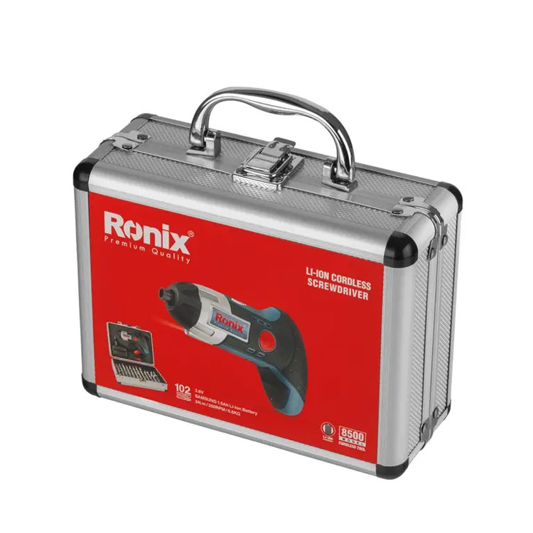 پیچ گوشتی شارژی رونیکس لیتیوم 3.6 ولت مدل 8500