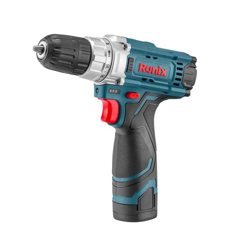 کیت دریل شارژی چکشی 12 ولت 35 پارچه رونیکس مدل RS-8611