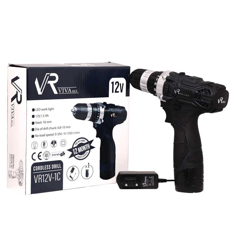 دریل پیچ گوشتی شارژی ویوارکس مدل VR12V-1C